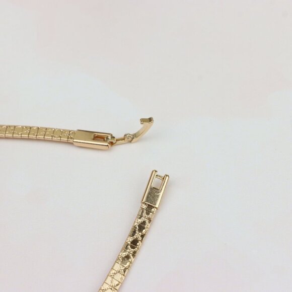 "Elegant Rose Gold Flat Chain Necklace for Women, XPNL0328 - Picture 9 of 10